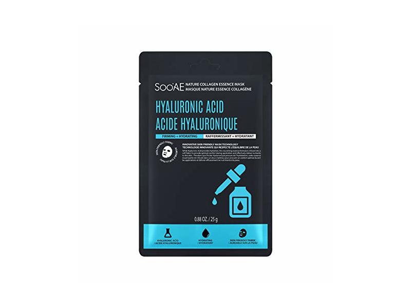 Soo'AE Nature Collagen Essence Mask, Hyaluronic Acid, 0.88 oz/25 g
