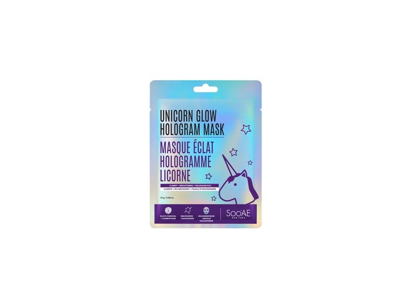 SooAE Unicorn Glow Clarify & Brightening Hologram Mask