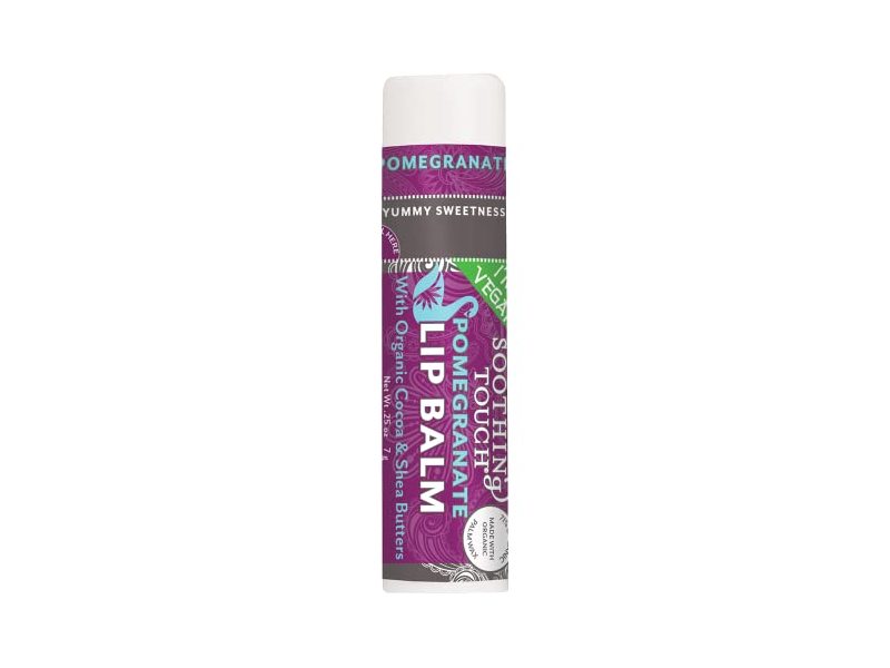 Soothing Touch Lip Balm, Pomegranate, 25 oz/7 g