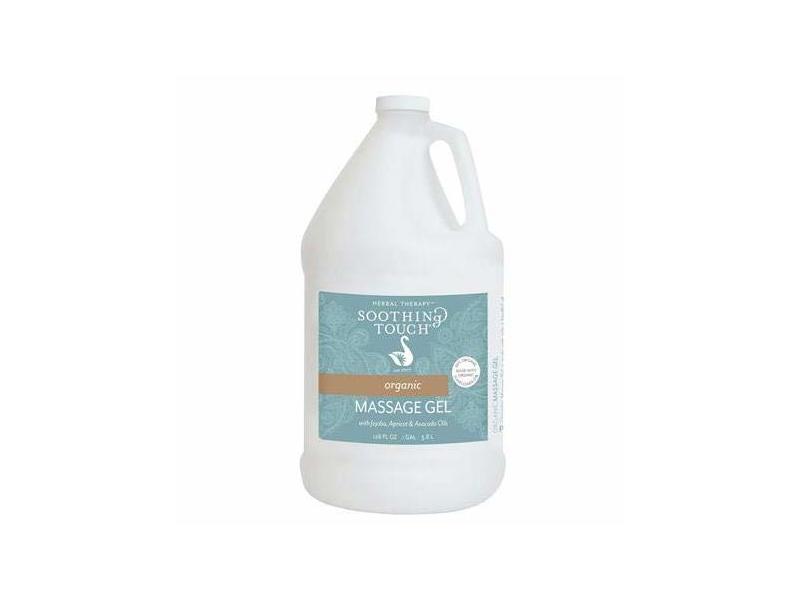 Soothing Touch Organic Massage Gel, Unscented, 64 Ounce