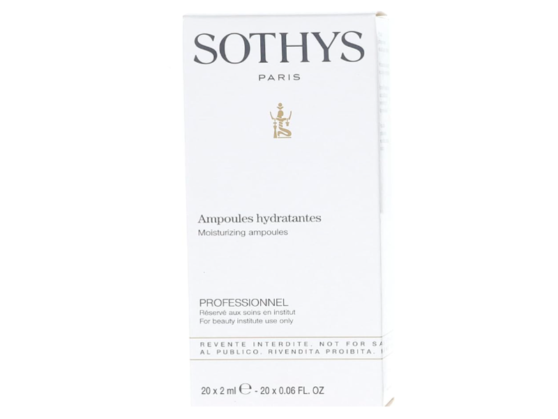 Sothys Hydrating Moisturizing Ampoules, 0.06 fl oz/2 mL, 20 Count
