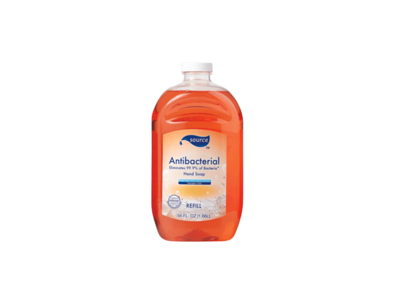 Source Antibacterial hand Soap, Refill, 56 fl oz/1.66 L