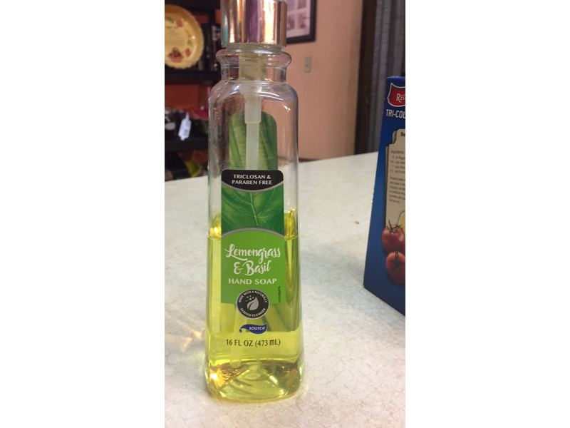 Source Lemongrass & Basil Hand Soap, 16 fl oz
