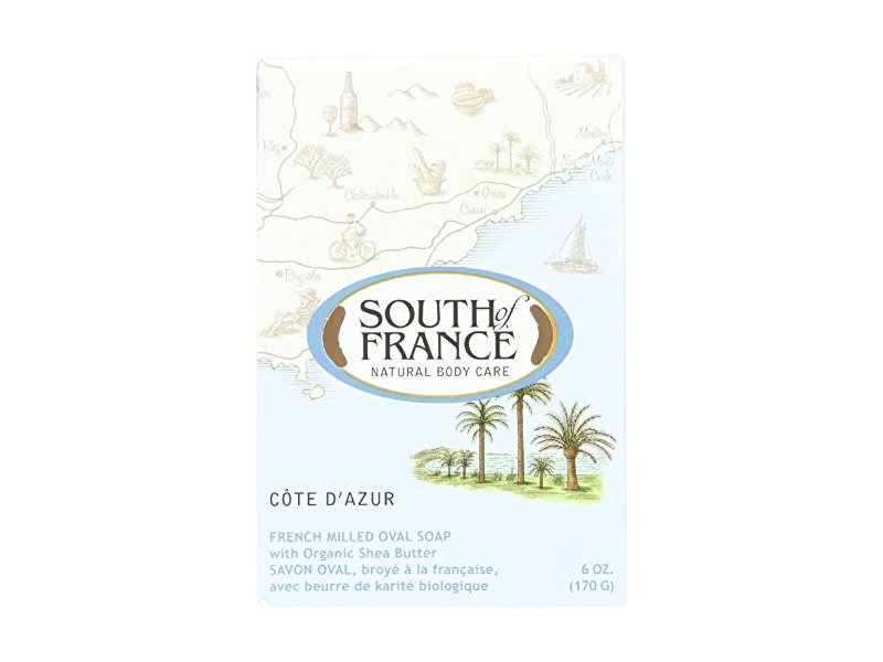 South of France Bar Soap, Cote dAzur, 6 oz