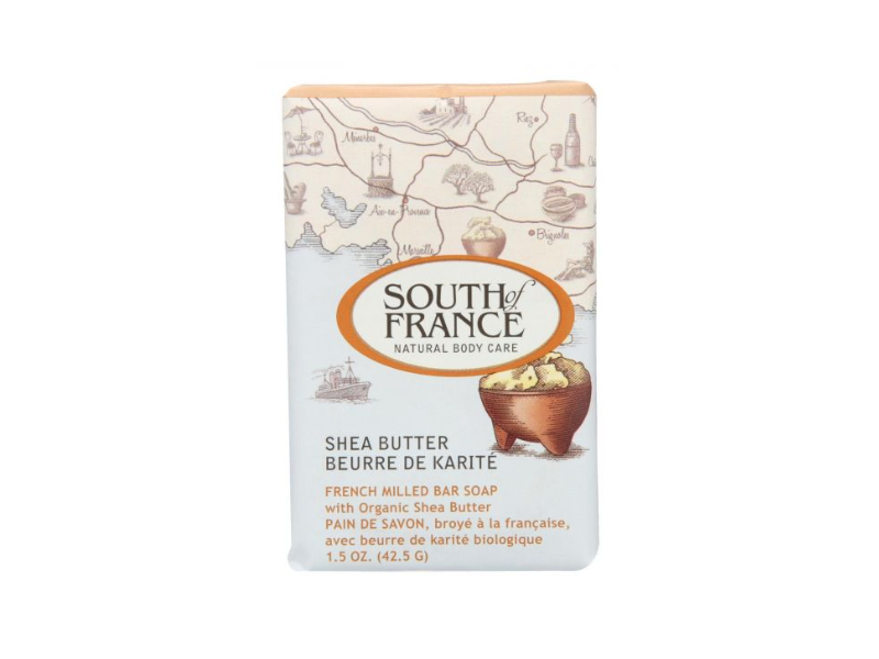South Of France Bar Soap, Shea Butter, 1.5 oz/42.5 g