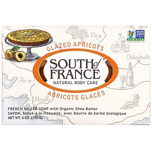 French Milled Bar Soap With Organic Shea Butter, Glazed Apricots