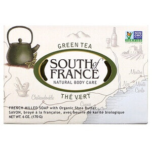Green Tea, French Milled Bar Soap With Organic Shea Butter