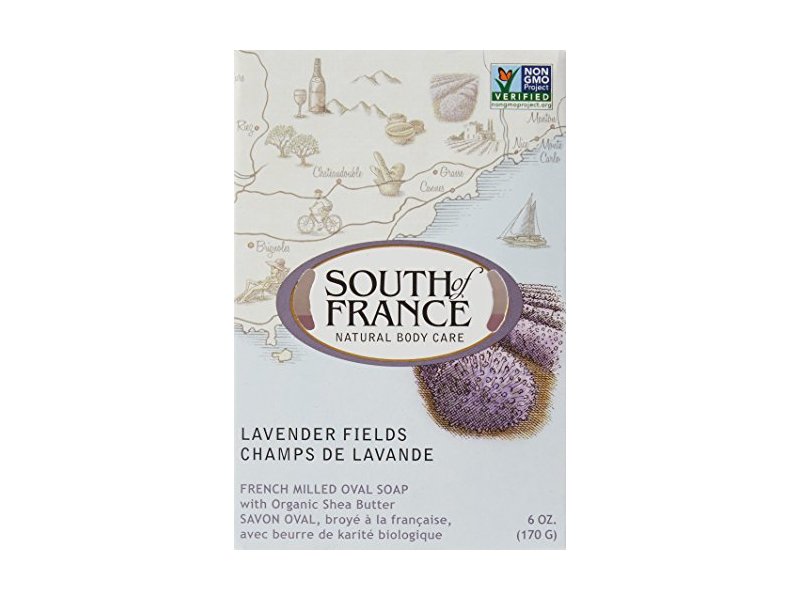 SOUTH OF FRANCE Lavender Fields Bar Soap, 0.02 Pound