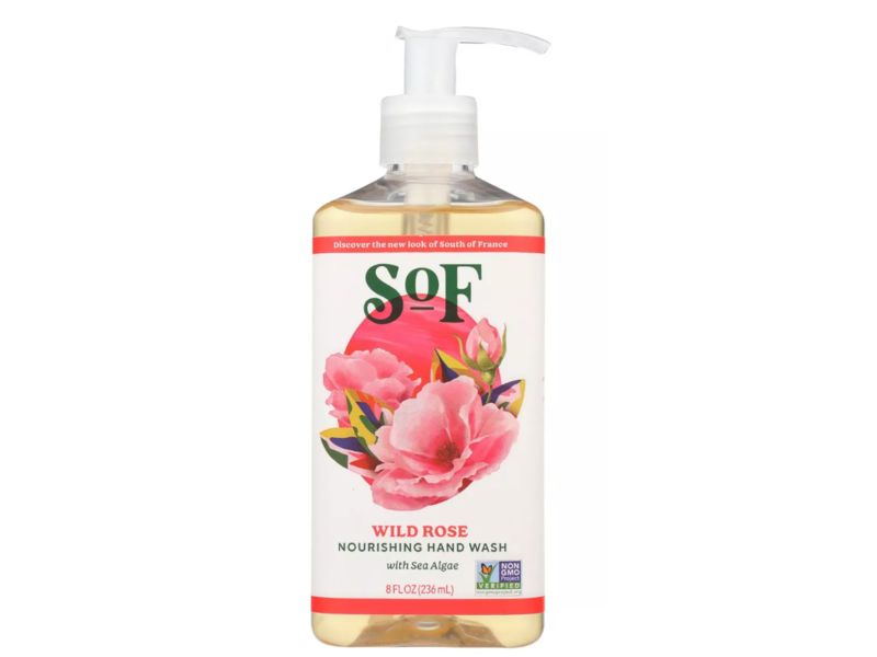 South Of France Nourshing Hand Wash,Wild Rose, 8 oz/236 mL