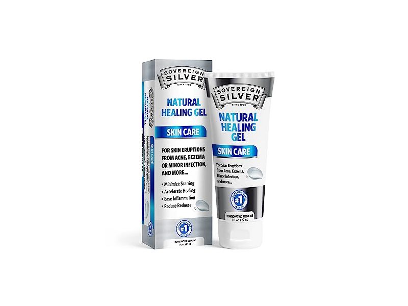 Sovereign Silver Natural Healing Gel, 1 fl oz/29 mL