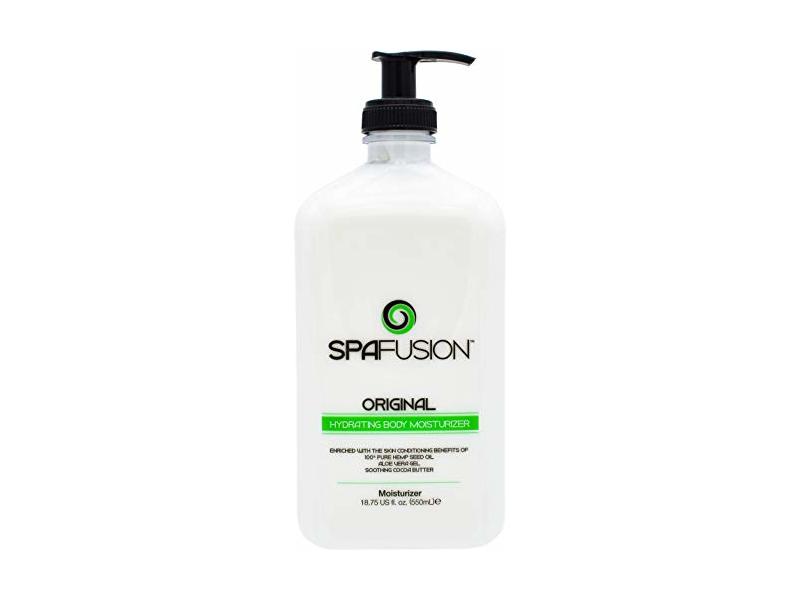 Spa Fusion, Original Pure Hemp Seed Oil Hydrating Body Moisturizer, 18.75 Ounce