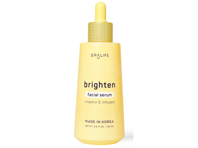 Spa Life Brighten Facial Serum, Vitamin C, 3.4 fl oz/100 mL