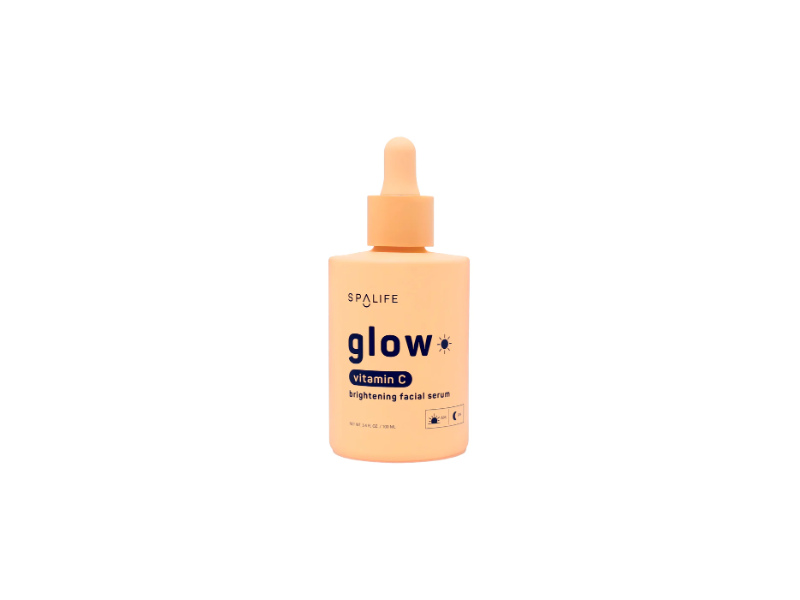 Spa life Glow Vitamin C Brightening Facial Serum, 3.4 fl oz/100 mL