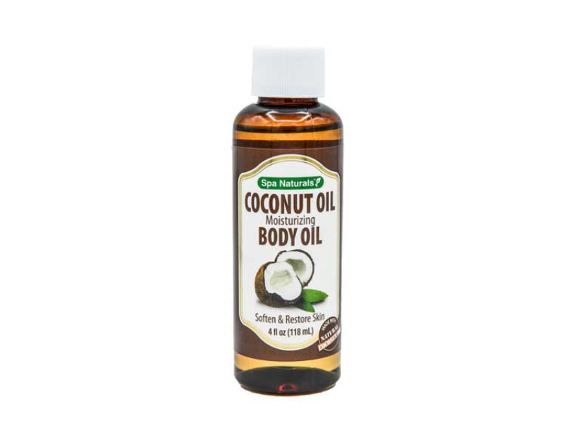 Spa Naturals Moisturizing Body Oil, Coconut Oil, 4 fl oz/118 mL
