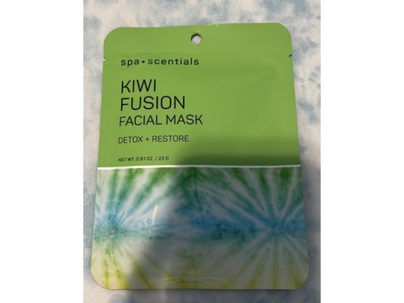Spa Scentials Kiwi Fusion Facial Mask, 0.18 oz/23 g
