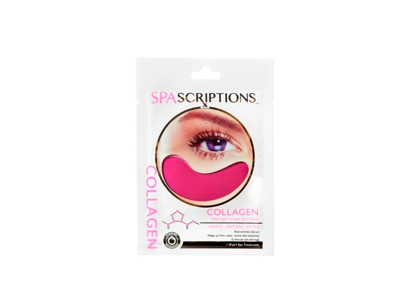 Spa Scriptions Hydrogel Under-Eye Pads, Collagen, 1 Count