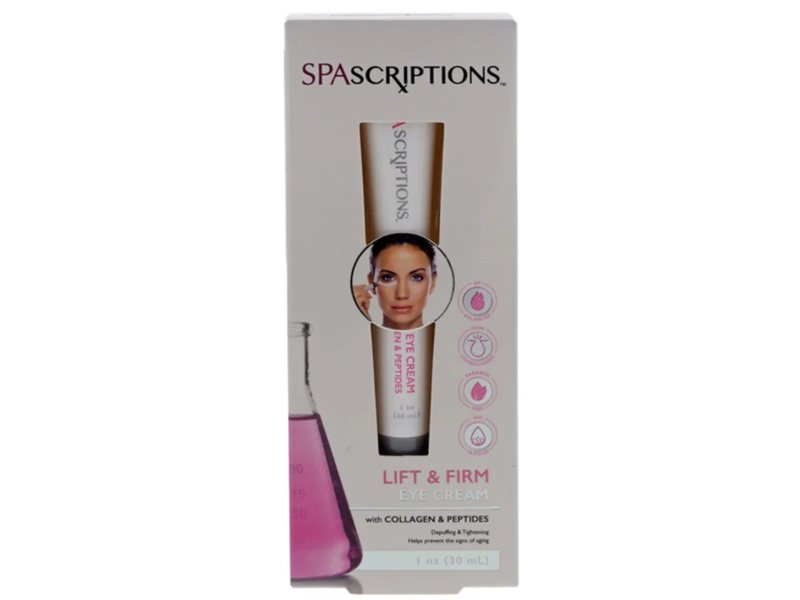 SPA Scriptions Lift & Firm Eye Cream, Collagen & Peptides, 1 oz/30 mL