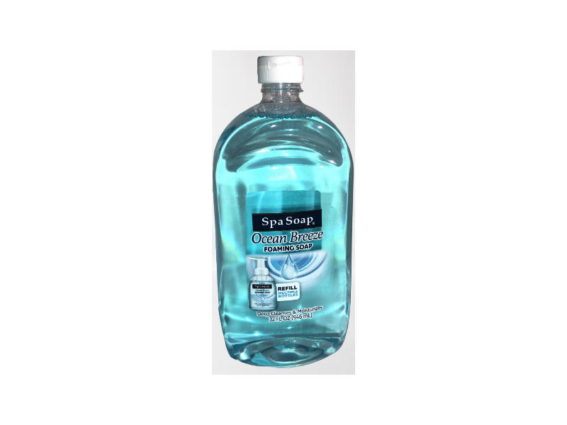 Spa Soap Ocean Breeze Foaming Soap, 32 fl oz/946 mL
