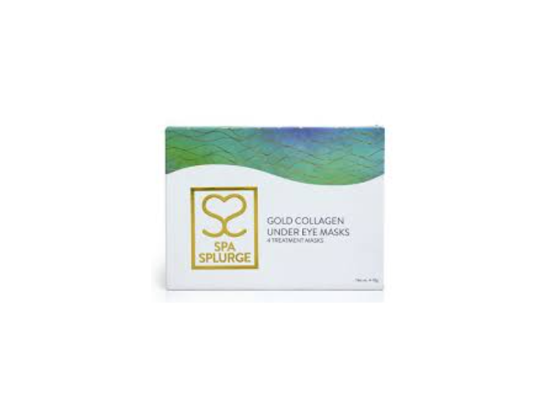 Spa Splurge Gold Collagen Under Eye Mask, 4 g, 4 Count