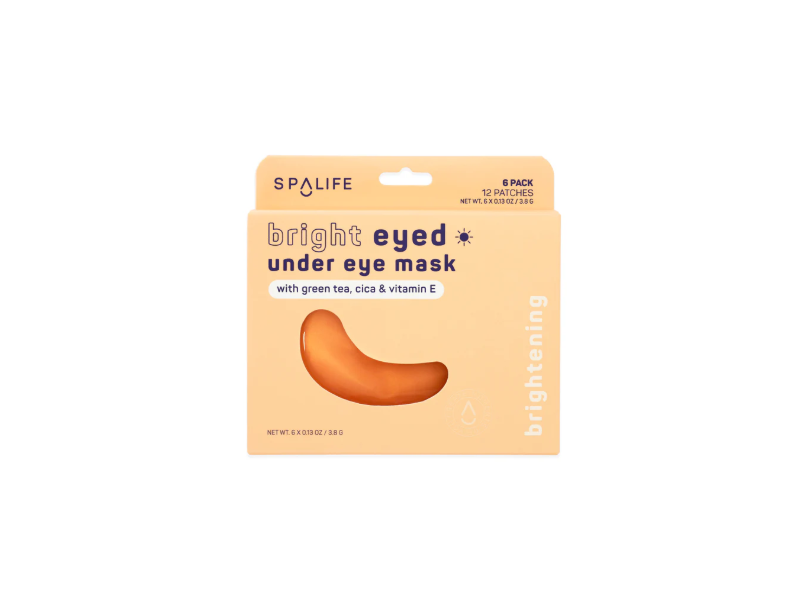 Spalife Bight Eyed Undereye Mask, Vitamin C + Green Tea & Cica, 0.13 fl oz/3.8 g, 32 Pairs