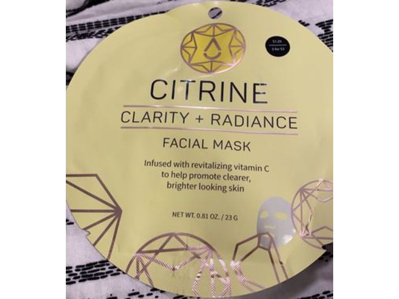 Spalife Citrine Clarity + Radiance Facial Mask, 0.81 oz