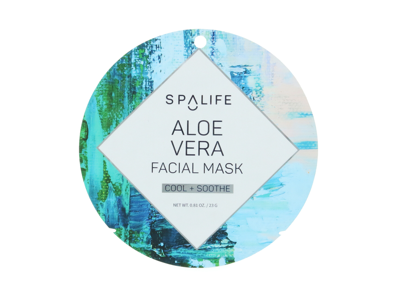 Spalife Facial Mask Cool + Soothe, Aloe Vera, 0.81 oz/23 g