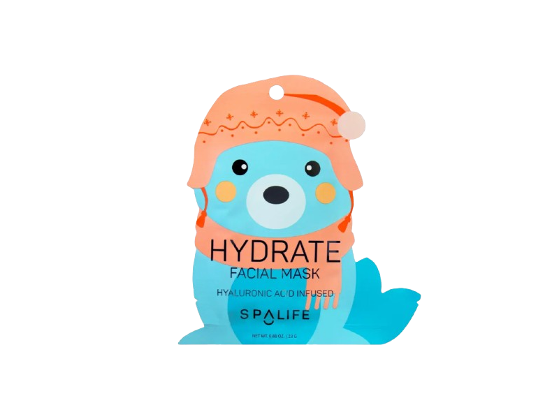 Spalife Hydrate Facial Mask, Hyaluronic Acid, 0.81 oz/23 g