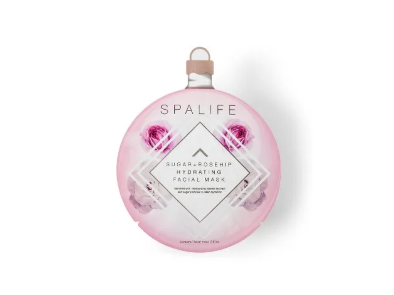 Spalife Hydrating Facial Mask, Sugar + Rosehip, 0.81 oz, 1 Count