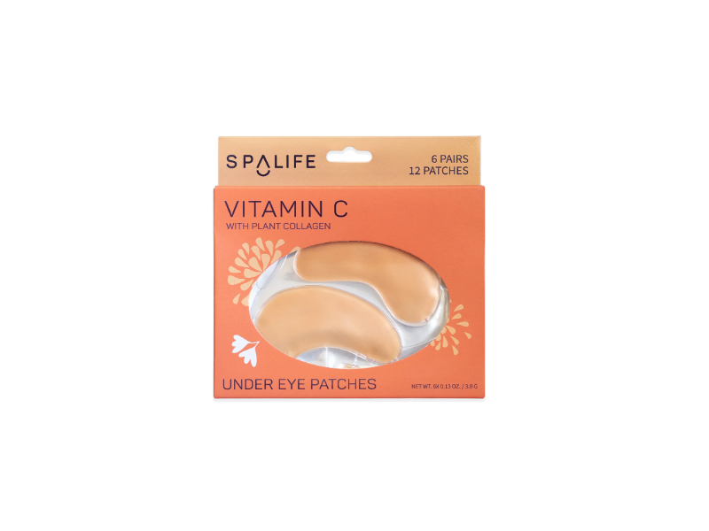 Spalife Under Eye Patch Vitamin C, Plant Collagen, 0.13 oz/3.8 g, 6 Counts
