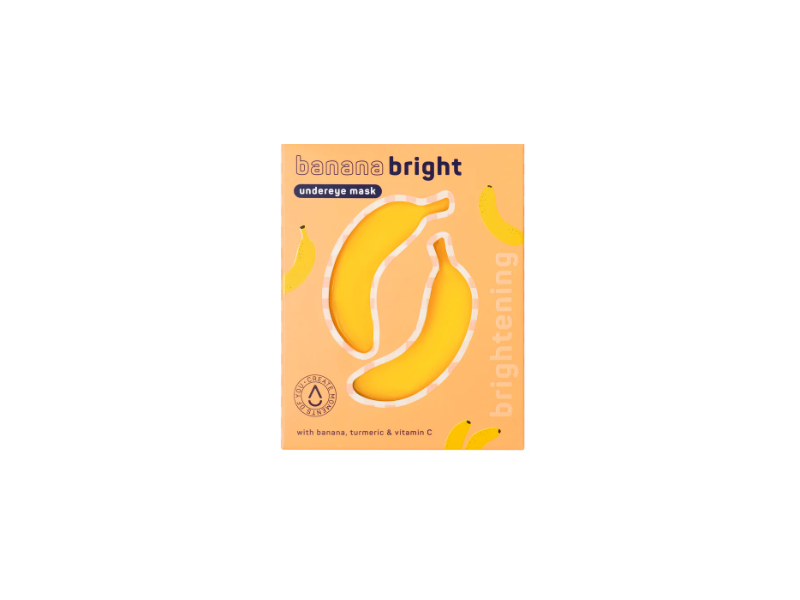 Spalife Undereye Mask, Banana Bright, 0.13 oz/3.8 g, 8 Pairs