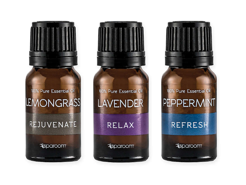 Sparoom Everyday Sensory Set, Lemon Grass, Lavender, Peppermint, 0.33 fl oz/10 mL