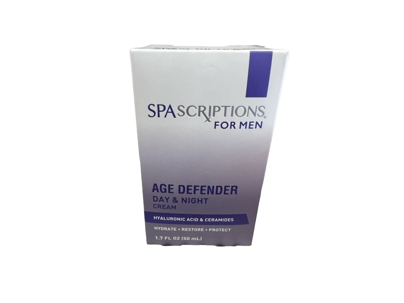 Spascriptions Age Defender Day & Night Cream, Hyaluronic Acid & Ceramides, 1.7 fl oz/50 mL