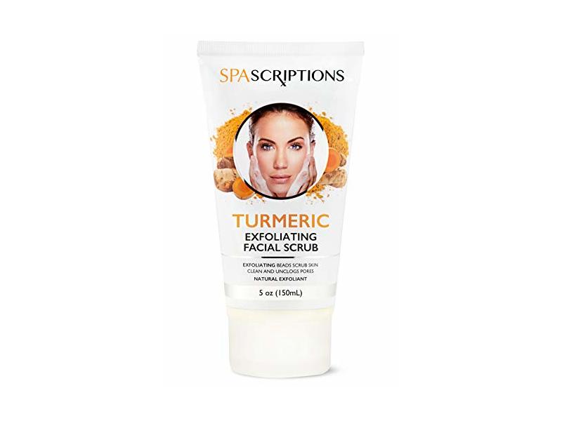 Spascriptions Turmeric Exfoliating Facial Scrub, 5 oz/150 mL