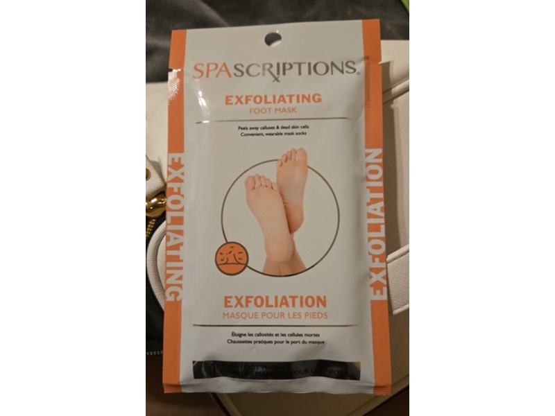 Spascriptions Exfoliating Foot Mask, 1 Pair