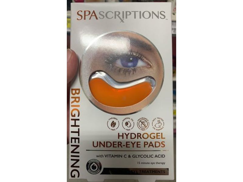 Spascriptions Hydrogel Under-Eye Pads, Brightening