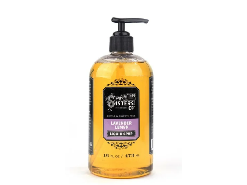 Spinster Sisters Co Liquid Soap, Lavender Lemon, 16 fl oz/473 mL