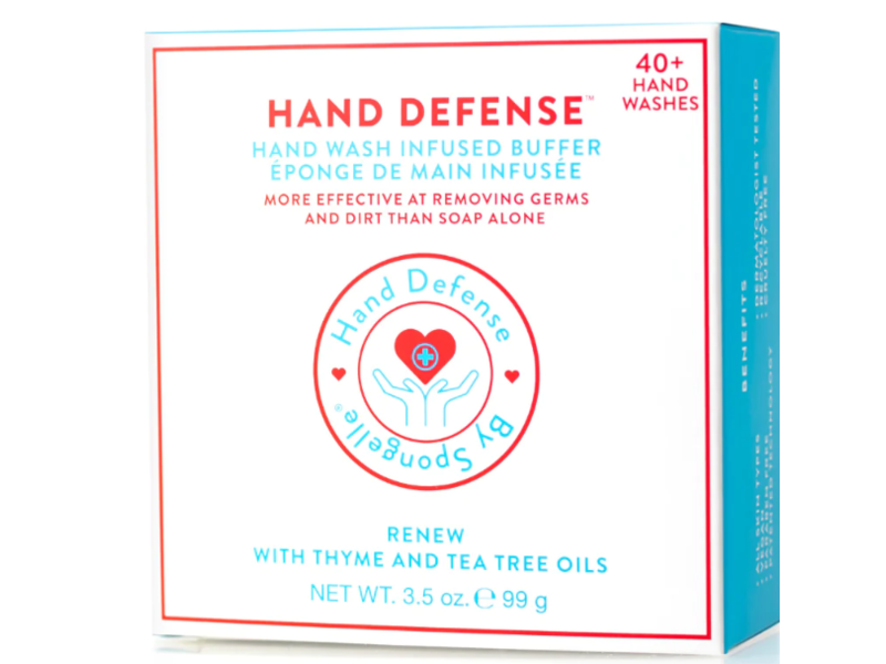 Spongelle Renew Defense Hand Wash, Thyme & Tea Tree Oils, 3.5 oz/99 g,