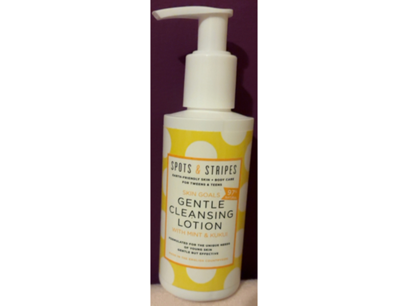 Spots & Stripes Gentle Cleansing Lotion, Mint & Kukui, 5 fl oz/150 mL