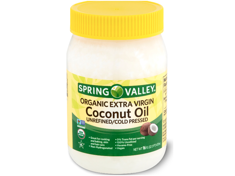 Spring Valley Organic Extra Virgin Coconut Oil, 16 fl oz/473 mL