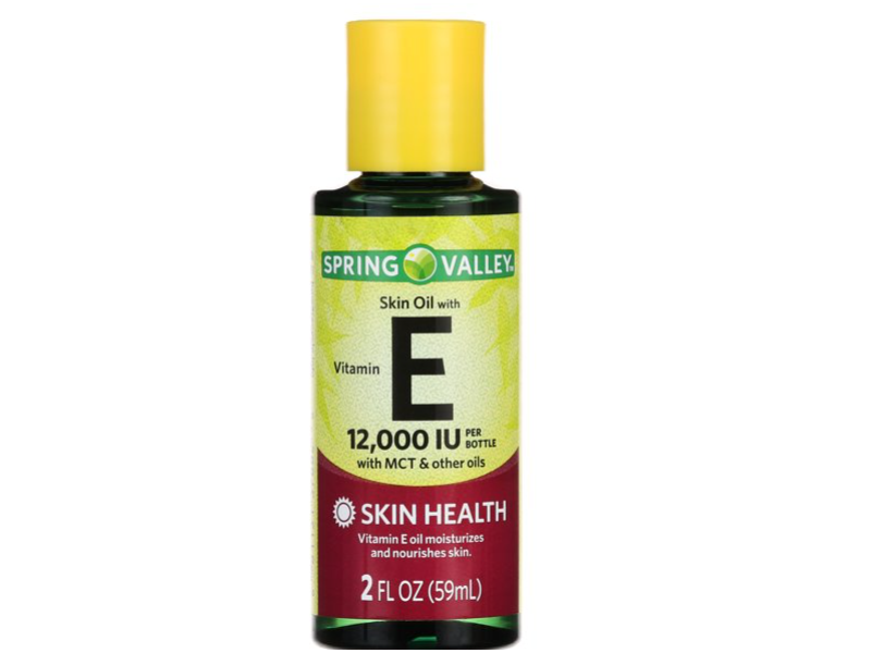 Spring Valley Skin Oil with Vitamin E, 12000 IU, 2 fl oz/59 mL
