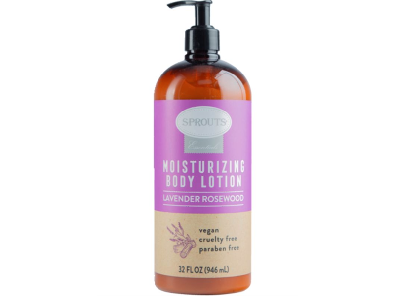 Sprouts Essentials Moisturizing Body Lotion, Lavender Rosewood, 32 fl oz/946 mL