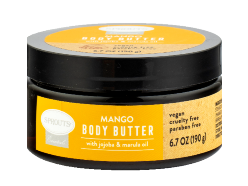 Sprouts Mango Body Butter, Jojoba & Marula Oil, 6.7 oz/190 g
