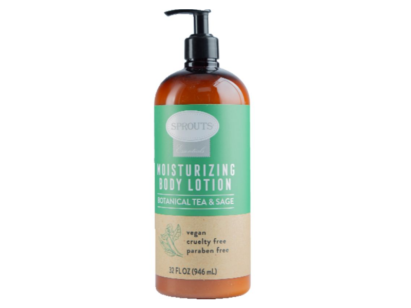 Sprouts Moisturizing Body Lotion, Botanical Tea & Sage, 32 fl oz/946 mL