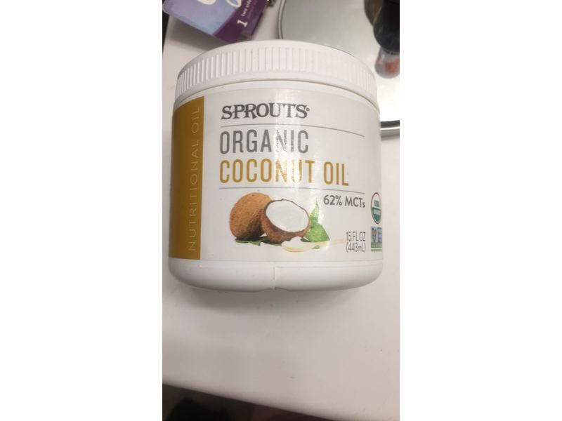 Sprouts Organic Coconut Oil, 15 fl oz