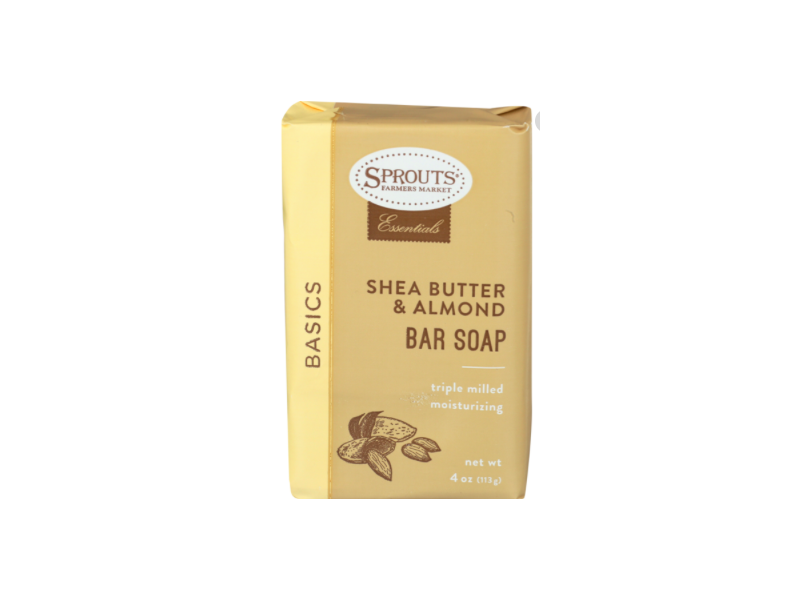 Sprouts Shea Butter & Almond Bar Soap, 4 oz