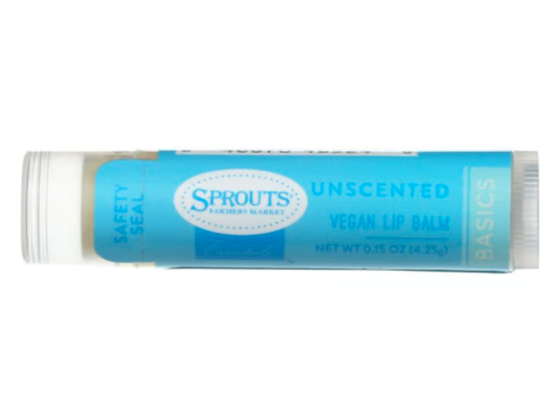 Sprouts Unscented Lip Balm, 0.15 oz/4.25 g
