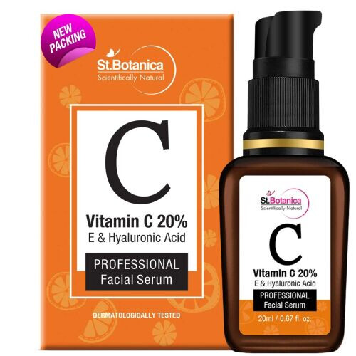 St.Botanica Vitamin C 20% + Vitamin E & Hyaluronic Acid Facial Serum
