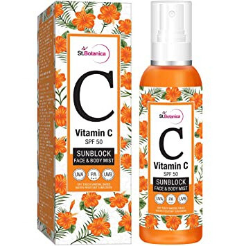 Vitamin C SPF 50 Sunblock Face & Body Mist Sunscreen