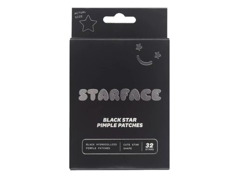 Starface Black Star Pimple Patches, 32 Counts