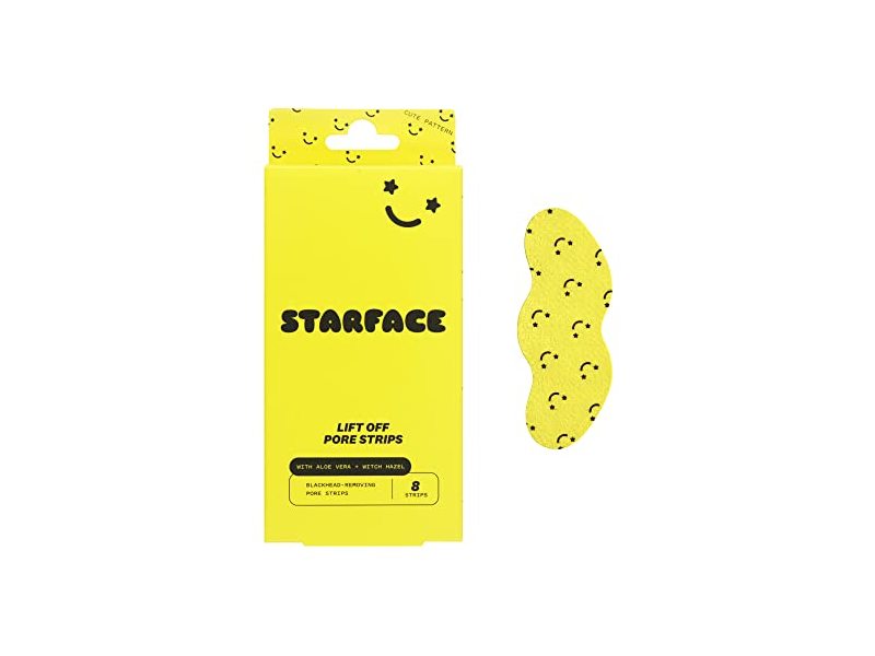 Starface Lift Off Pore Strips, Aloe Vera + Witch Hazel, 8 Count